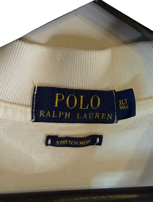 Koszulka polo Ralph Lauren Biała logo XL