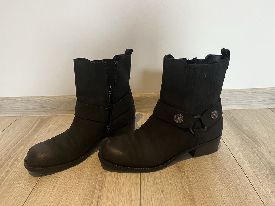 Botki czarne rozmiar 39