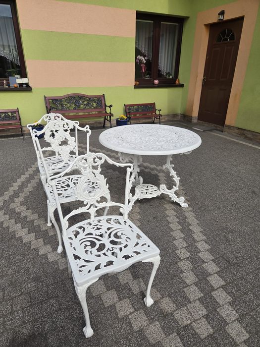 Zestaw ogrodowy aluminiowy