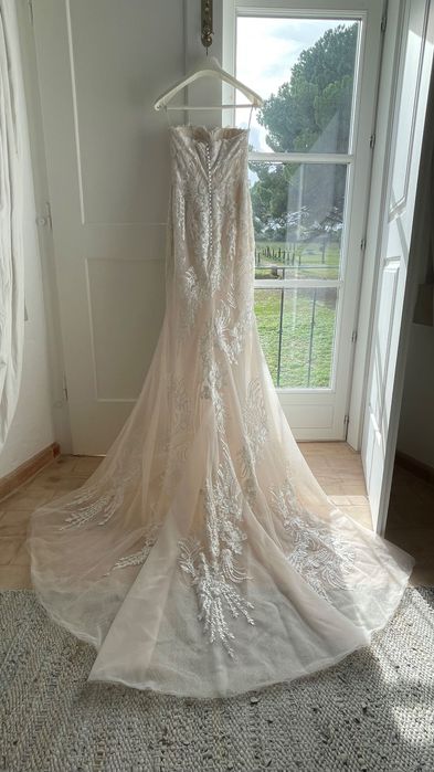 Vestido de noiva Pronovias - Maclaine sereia rendado