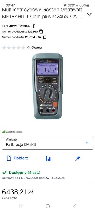 Multimetr Gossen Metrawatt !!! Mało używany.