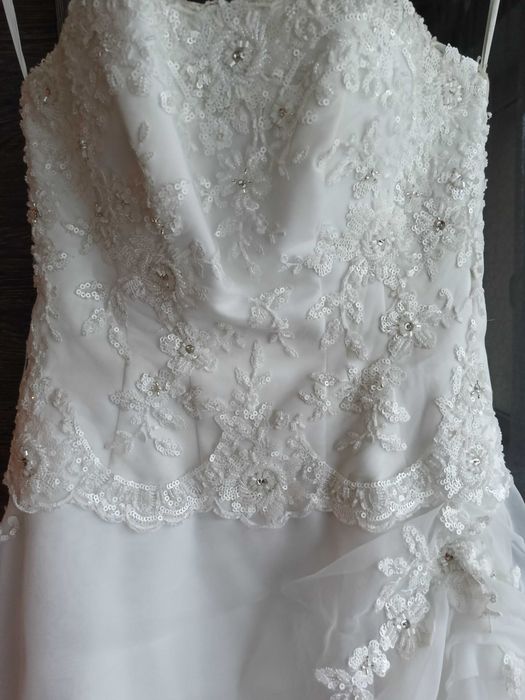 Suknia ślubna - rozmiar 36 / 38 + welon oraz bolerko