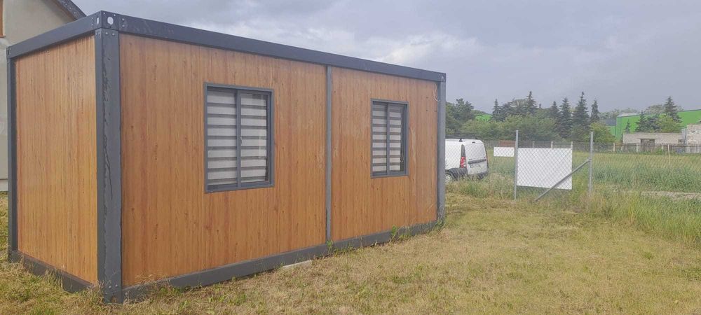 Kontener Całoroczny 3x6, Docieplony Podłoga Styropian 15 cm, Elektryka,  Na działkę ,Biuro, Mieszkanie