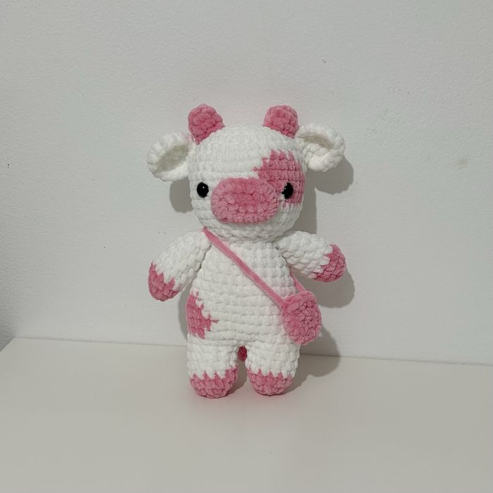 Peluche Crochet Vaca
