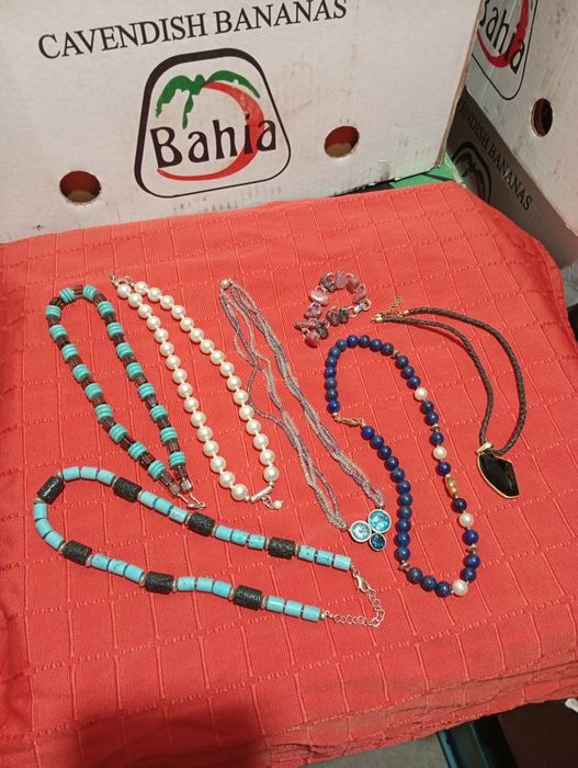 Srebro kamienie naturalne perły