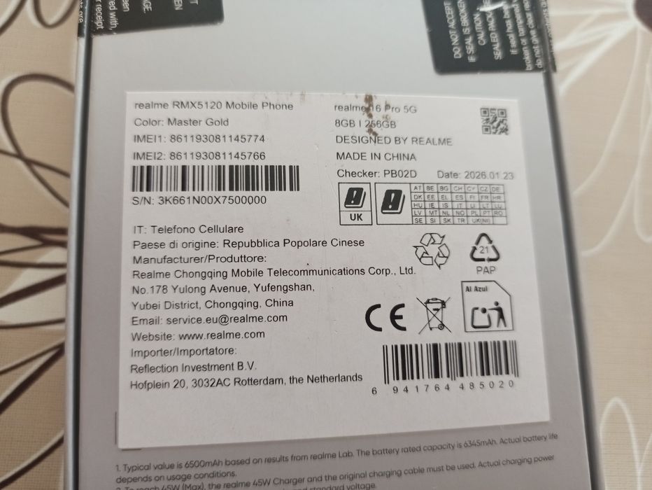 Nowy Realme 16 pro