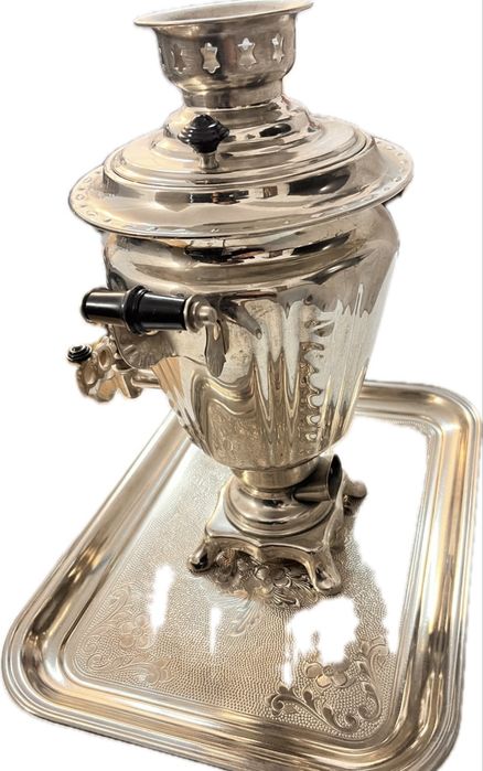 Samowar USSR z podstawką