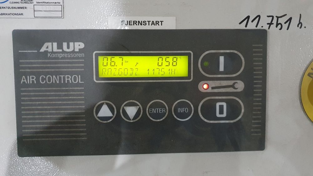 Компресор гвинтовий для піскоструя 5,4 м3/мин 8 бар БУ ALUP Германия