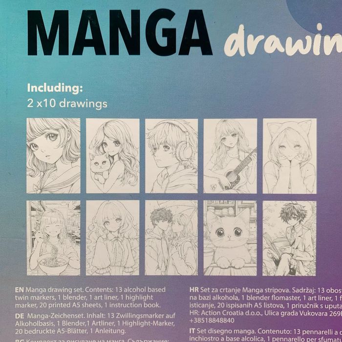 Manga Drawing Set