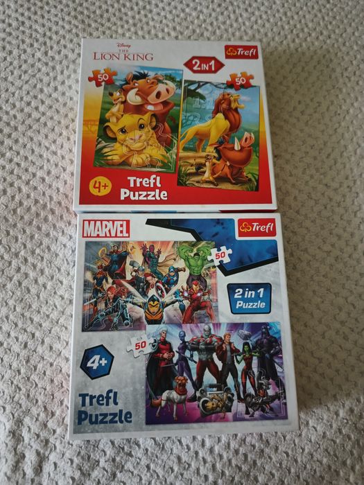 Пазлы 50 деталей Марвел король лев