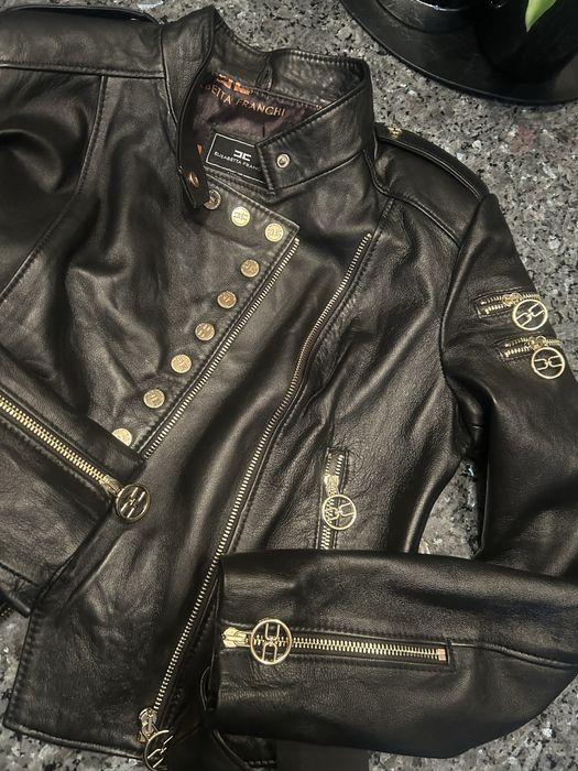 Kurtka skóra Elisabetta Franchi r.M