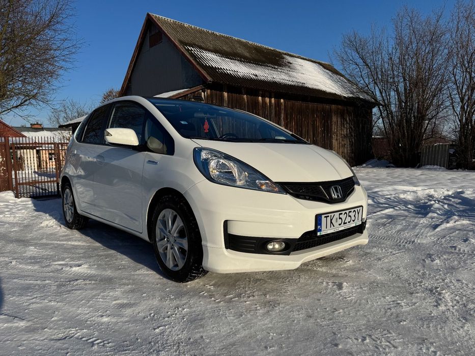 Honda Jazz Honda Jazz III Hybrid 1.33 i-VTEC IMA | CVT | 2014 | ASO | Biała Perła