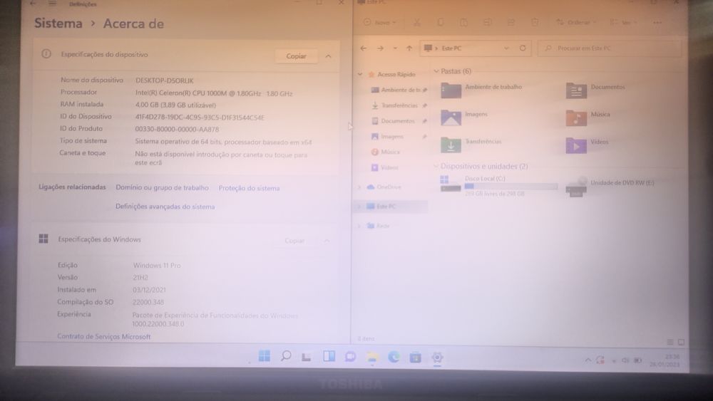 Toshiba Satellite Pro C850