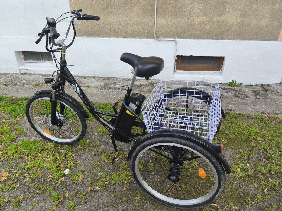 Rower Trójkołowiec Elektryczny 24*1.95'' GOGOBEST GF100 500W