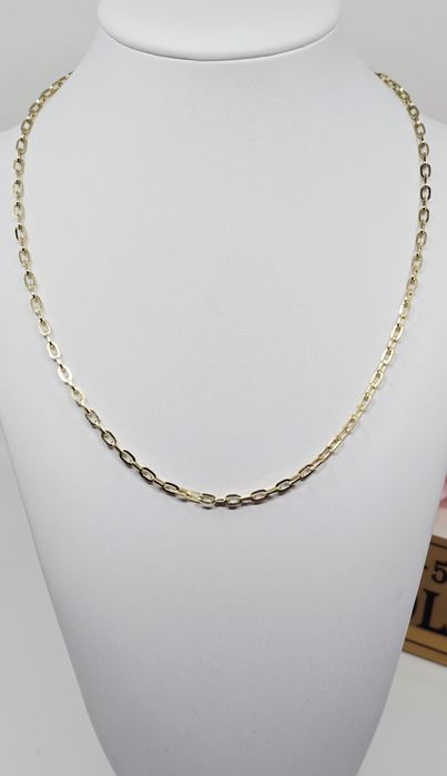 Złoty łańcuszek splot ankier próba 585 14k