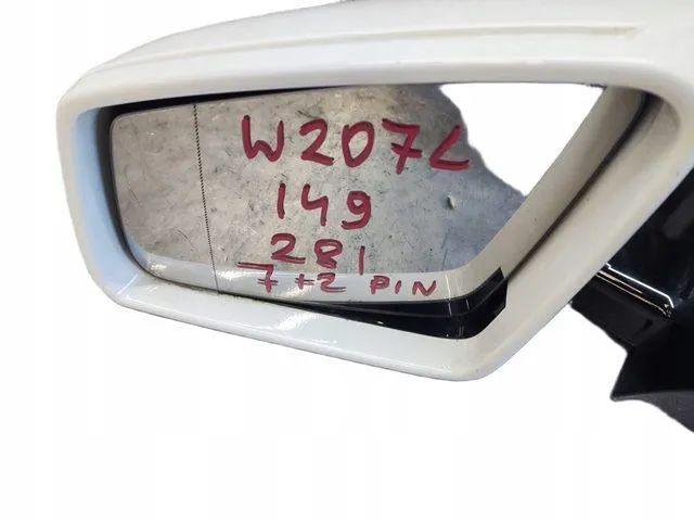 Mercedes E Klasa W207 Lift Cabrio Lusterko Lewe 7+2 PIN 149