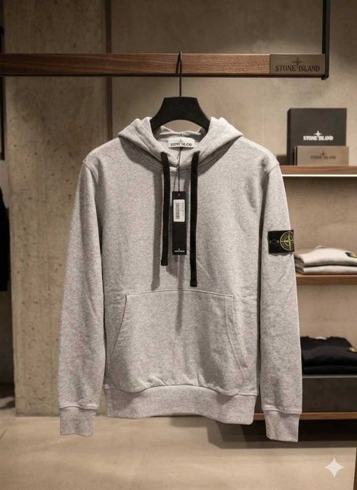 XS S M L XL • Нове Худі Stone Island Чорне • Стон Айленд Кофта Черная • Кофта Стоник