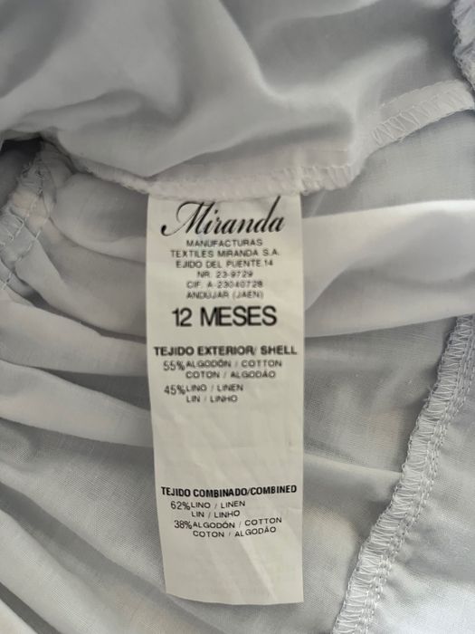 Vestido bebé menina Miranda