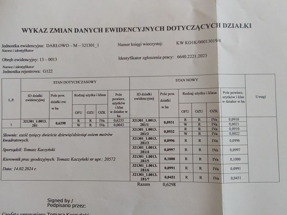 Działka budowlana ul. Chopina Darłowo - Widok 2