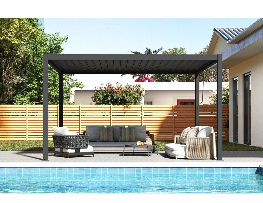 Pergola ogrodowa tarasowa PRIMARY 3x4 Anthracite