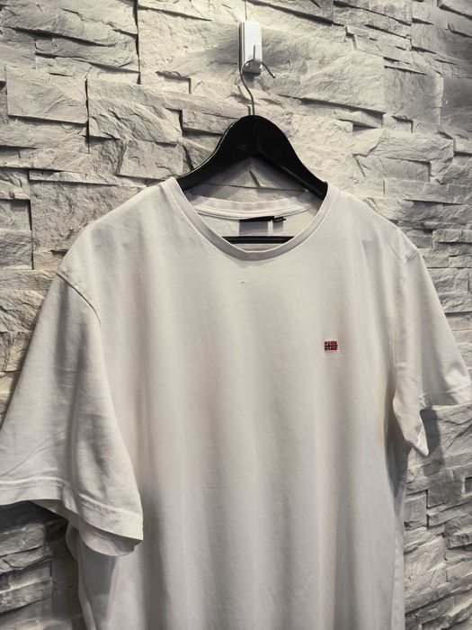 Koszulka Napapijri Logo Biała T-Shirt Basic