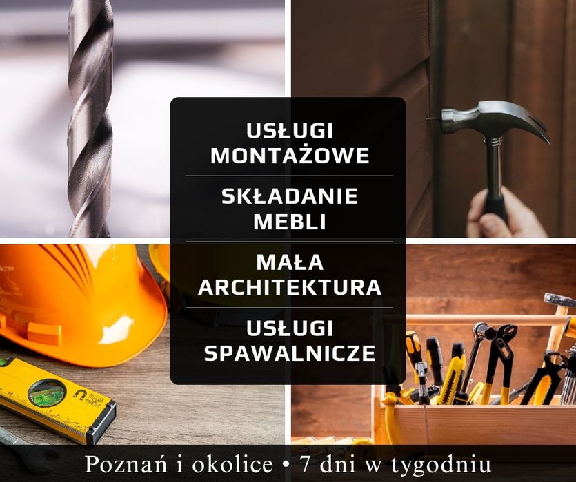 Złota Rączka • Usługi montażowe oraz konstrukcyjne • Poznań i okolice