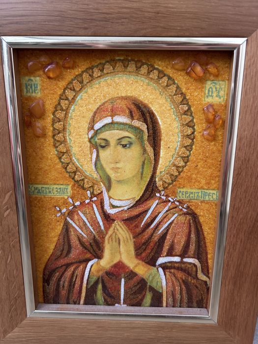 Икона из янтаря.
