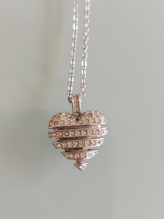 lindo colar coração Swarovski