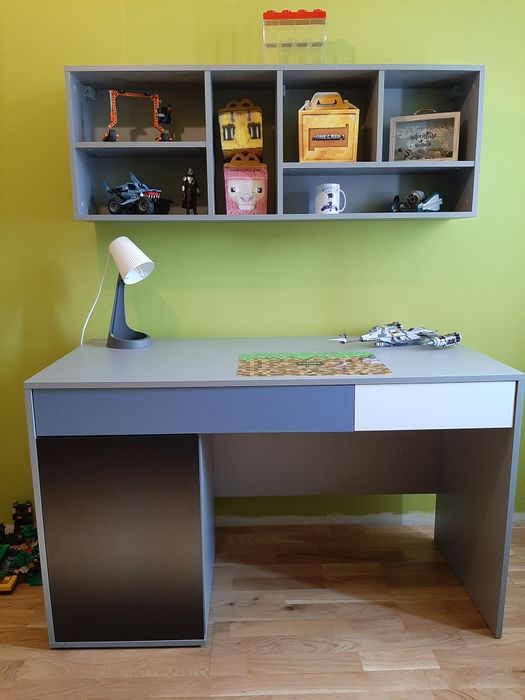 Biuro + półka wisząca