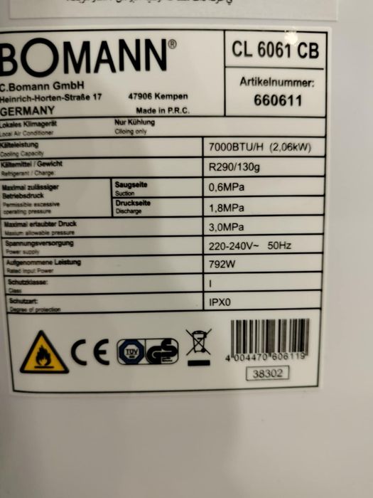 Klimatyzator bomann