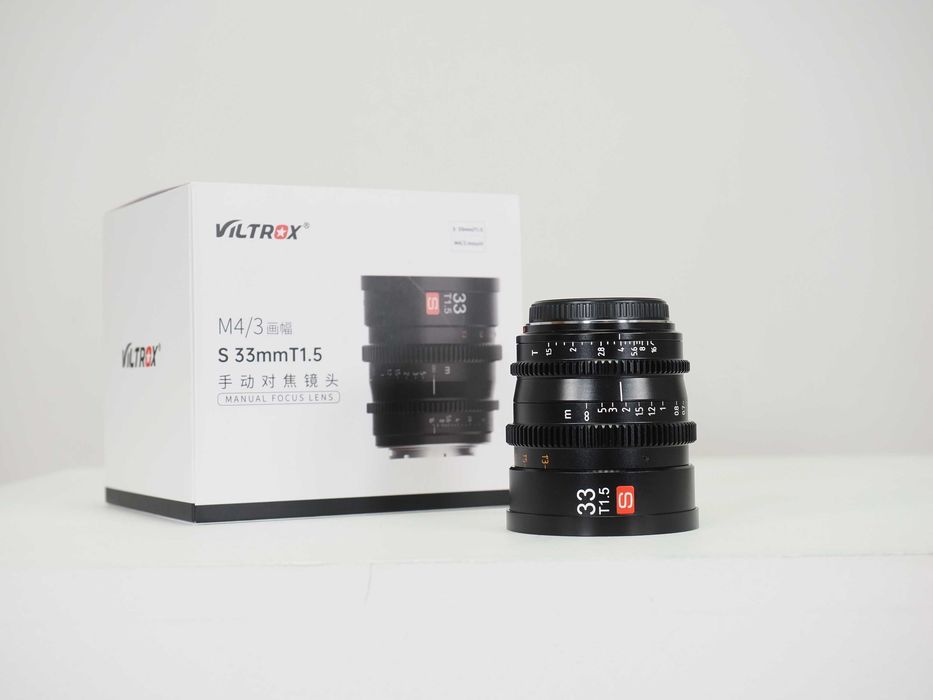 Obiektyw filmowy Viltrox 33mm T1.5