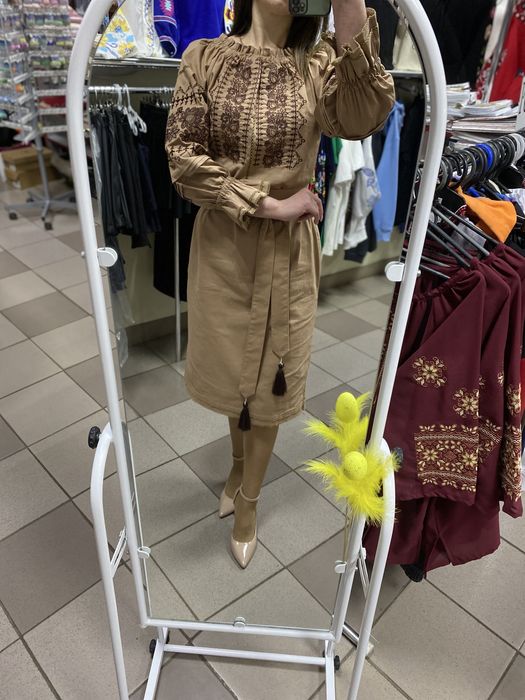 Вишита сукня .сукня вишита .льонова вишита сукня .сукня святкова 46.48