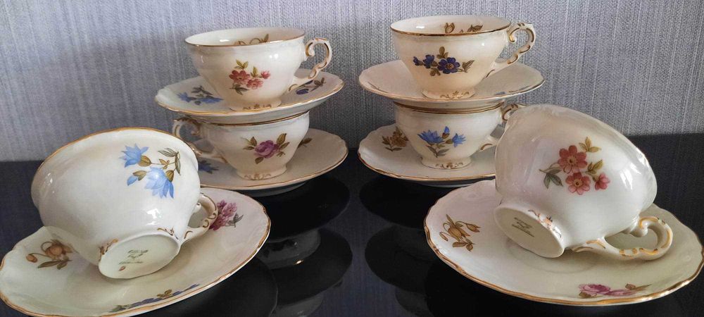 Filiżanki do espresso Epiag Czechoslovakia lata 30-te