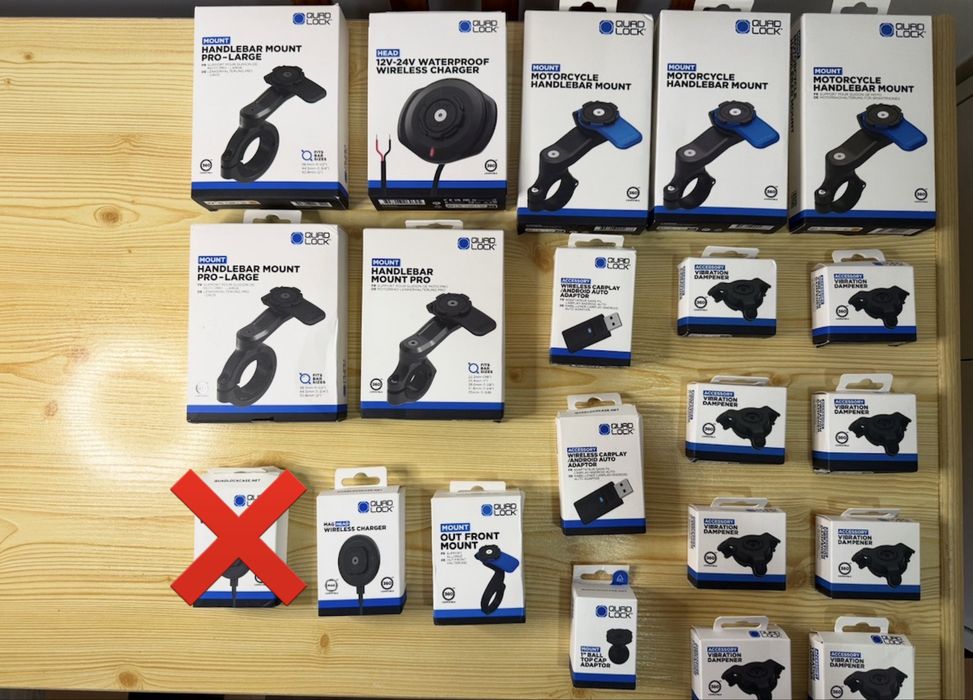 Suportes para telemóvel Quad Lock