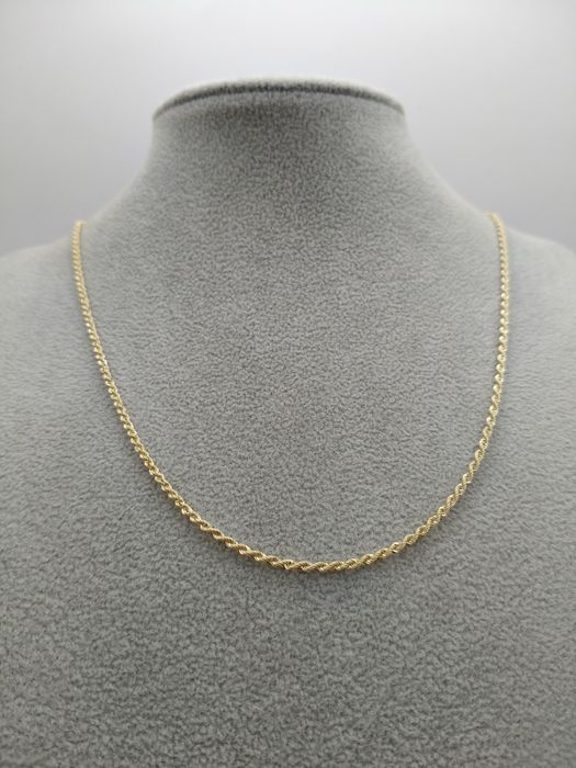 Złoty Łańcuszek Kordel 50cm Pr.585 Nowy Zapraszamy