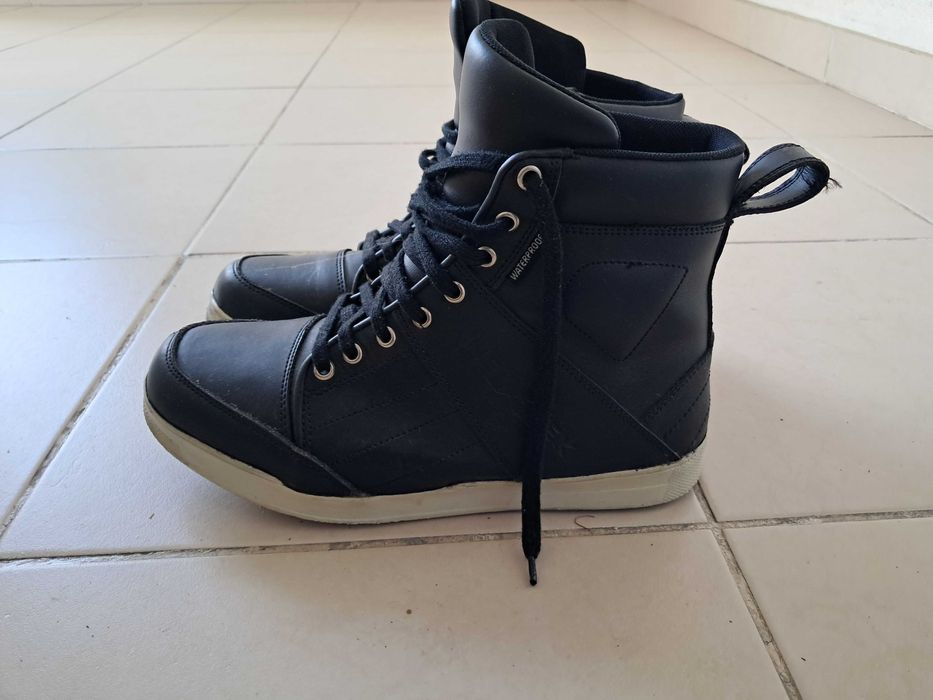 Botas motard novas e casuais