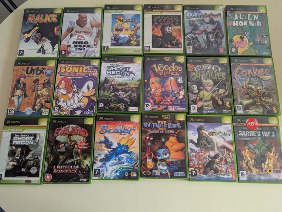 Jogos Xbox original, 360 e one