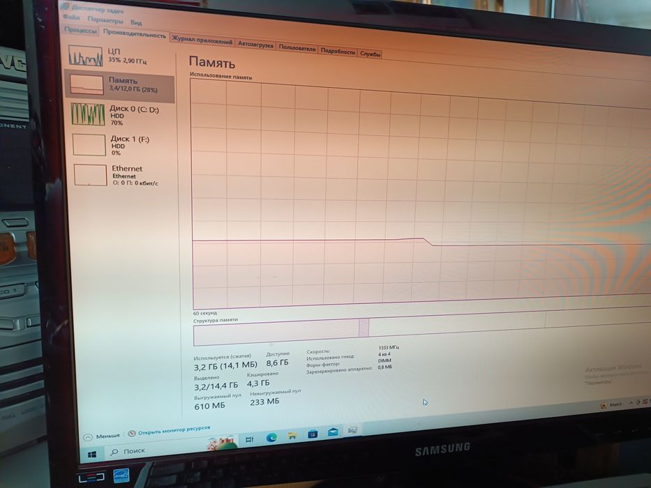 Продажа системного блока. Работает шустро.
