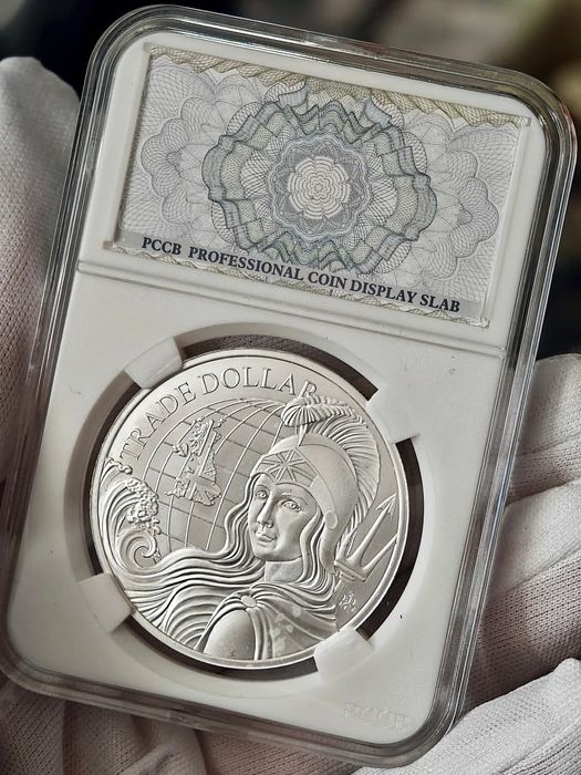 Торговий доллар 1$ 2022р. СРІБЛО. Острів Святої Єлени. 1oz.