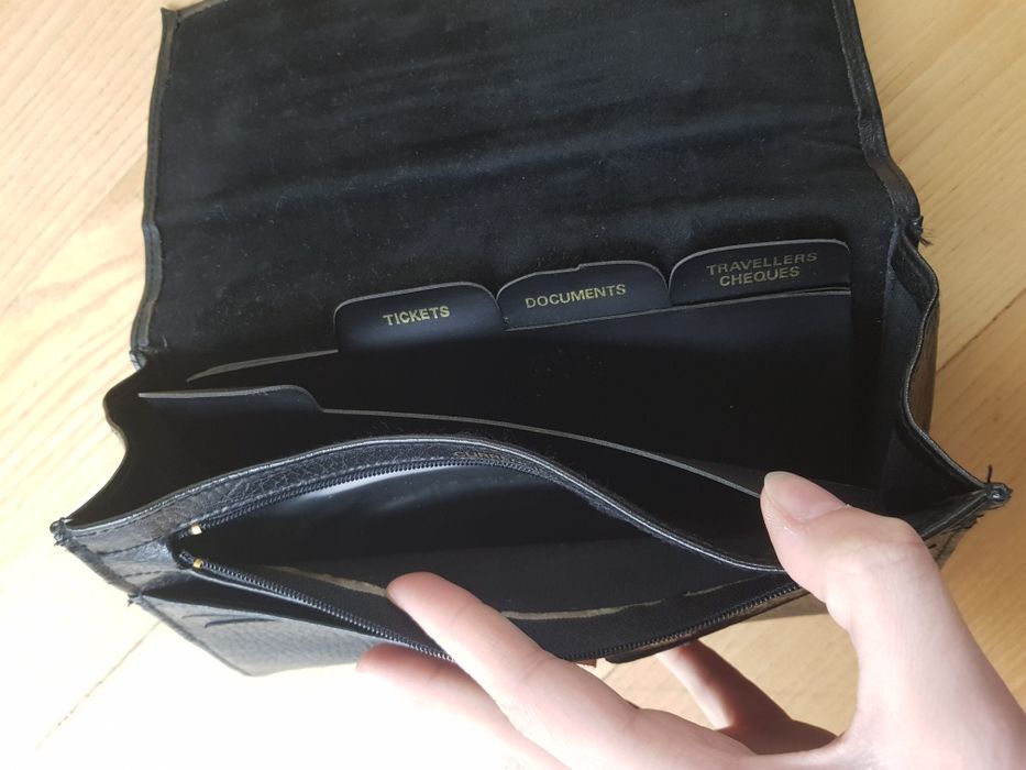 Czarna torebka/portfel