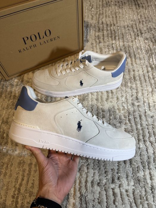 Sneakersy Polo Ralph Lauren  Beżowe / Niebieskie Nowe R. 48