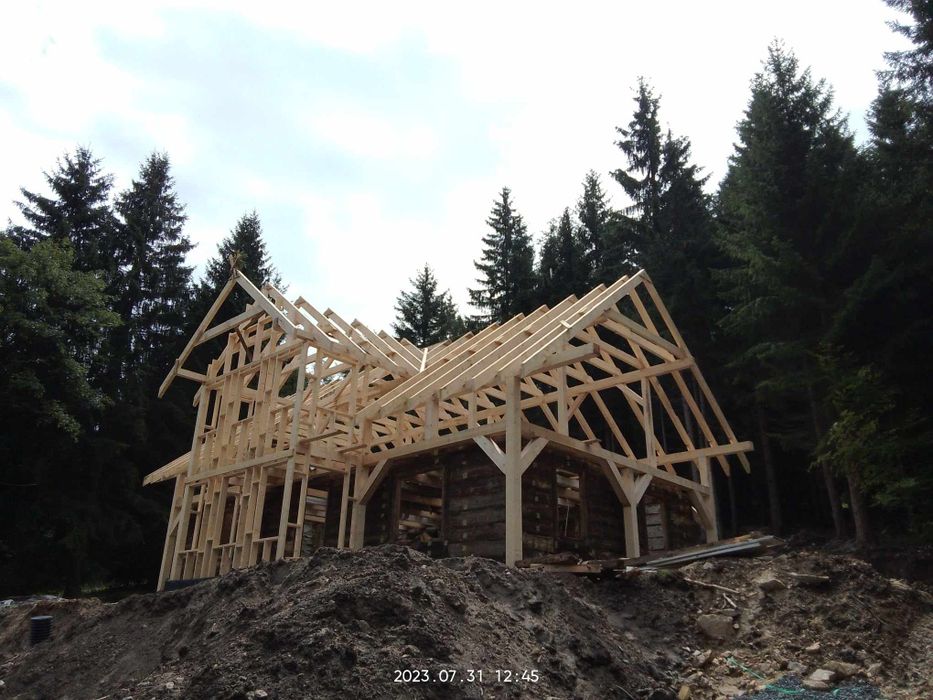 Uslugi budowlane, przenoszenie domów z bala, budownictwo drewniane