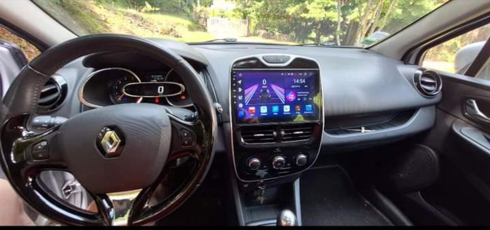 Rádio Android 14 com GPS Renault Clio 4 (Novo)