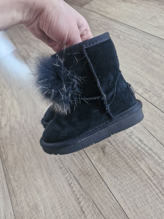 Угги дитячі чорні 26 розмір, сапожки, ботінки черевики теплі сапожки,