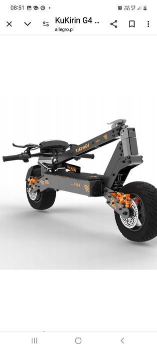 Hulajnoga elektryczna kukirin g4 70km/h  kukirin g2 master