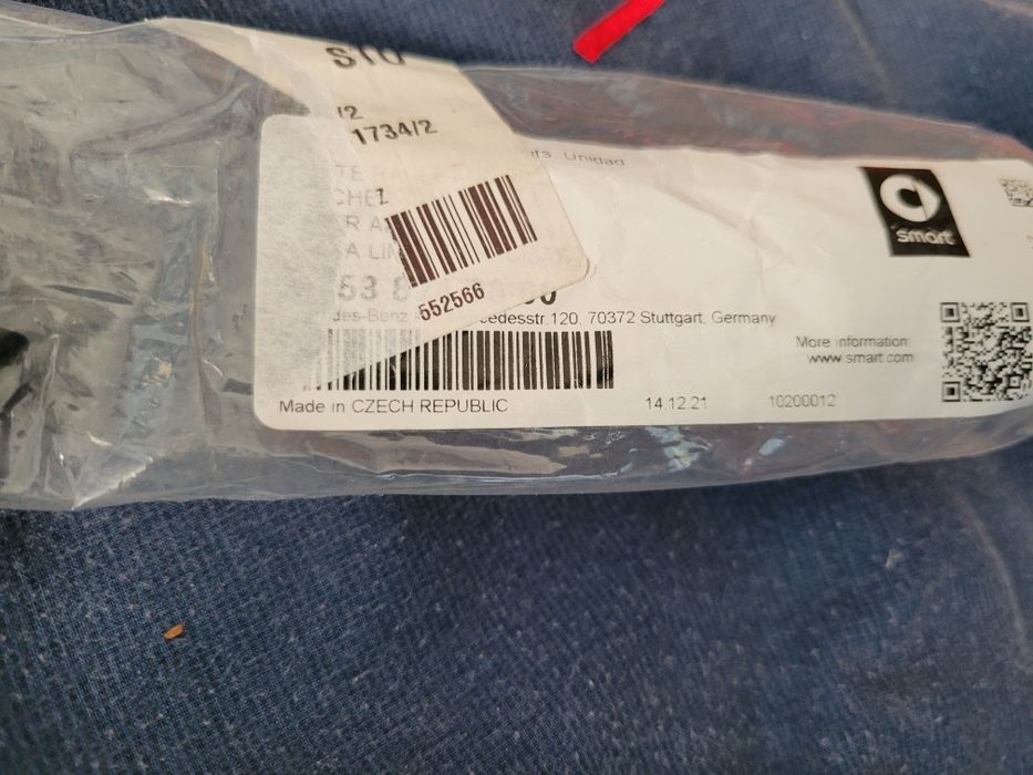 Braço limpa pára-brisas Smart