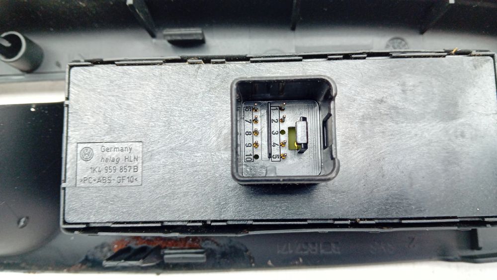 Comando / botão / interruptor vidros frente esquerdo VOLKSWAGEN Passat