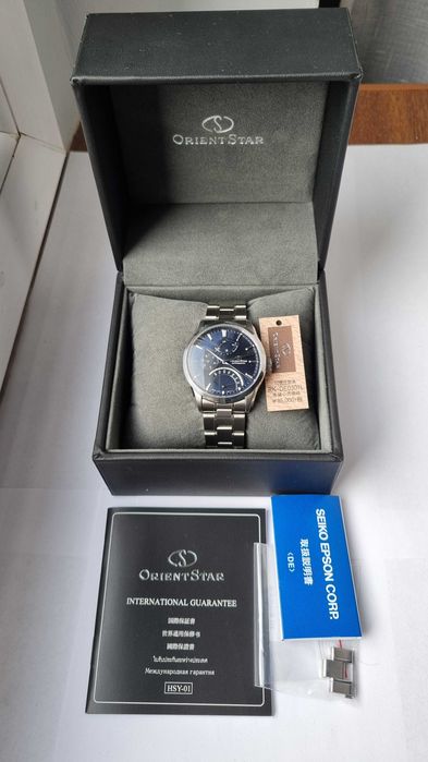 Orient Star Retrograde - Stan Perfekcyjny - Wysoki model- Pełen zestaw