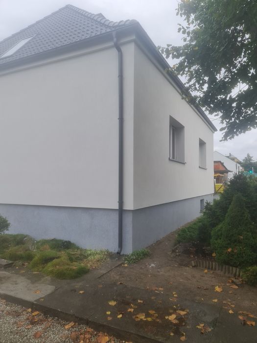 Malowanie Elewacji   ogrodzen i podbitki  rusztowanie Poznan Swarzedz Kostrzyn Pobiedziska Środa Wlkp Gruszczyn  Tynki ozdobne  typu baranek mozaika