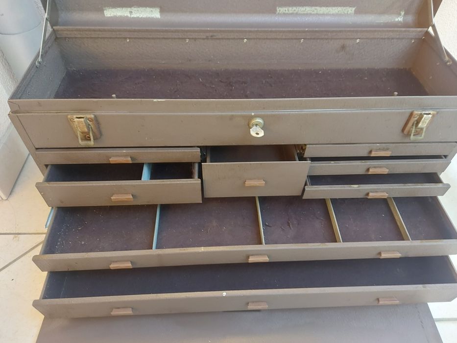 KENNEDY 520 skrzynka narzędziową Kennedyego ,8 szuflad Vintage,Toolbox